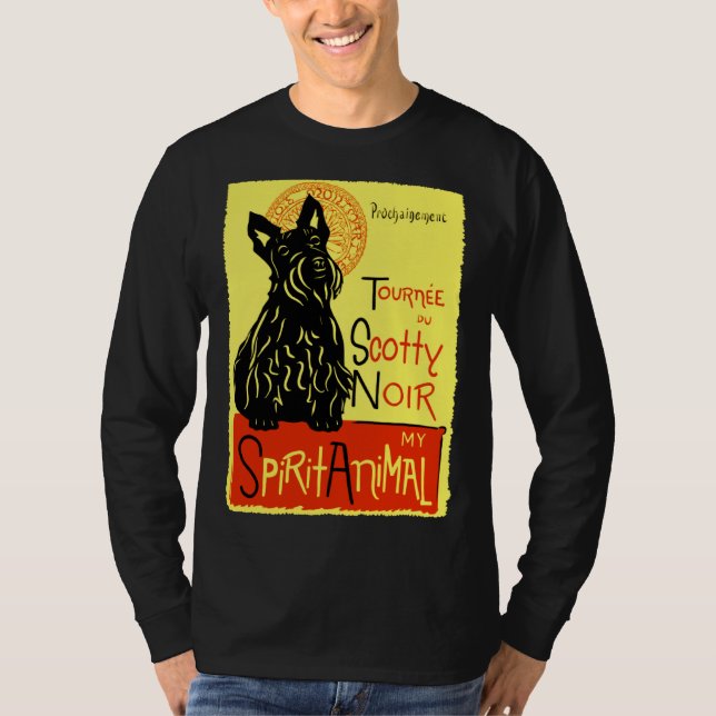 Cute Scotty Highland Scottish Terrier Dog Scottie T-Shirt (Vorderseite)