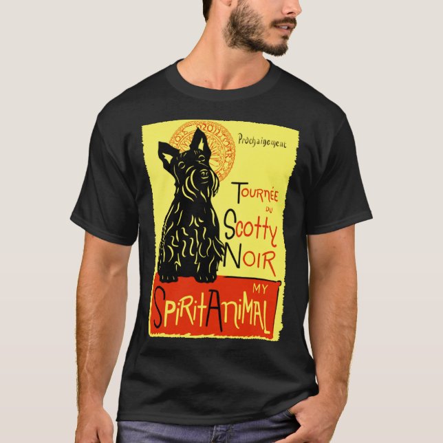 Cute Scotty Highland Scottish Terrier Dog Scottie T-Shirt (Vorderseite)