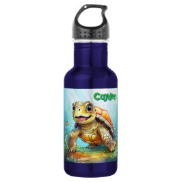 Cute Sea Turtle Personalized Edelstahlflasche