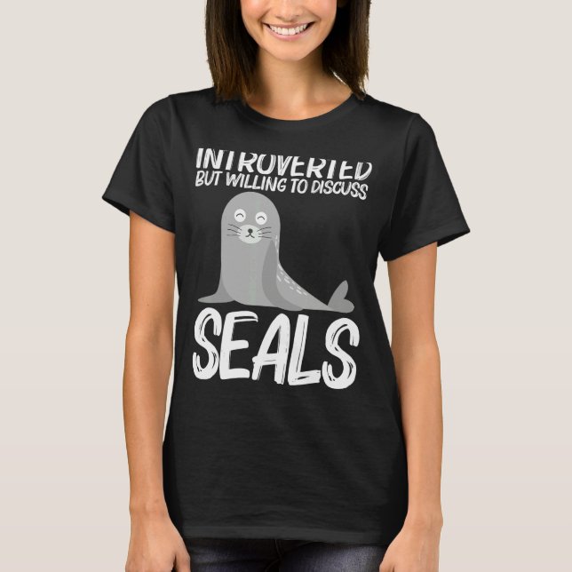 Cute Seal For Men Women Sea Lion Zoo Animal T-Shirt (Vorderseite)