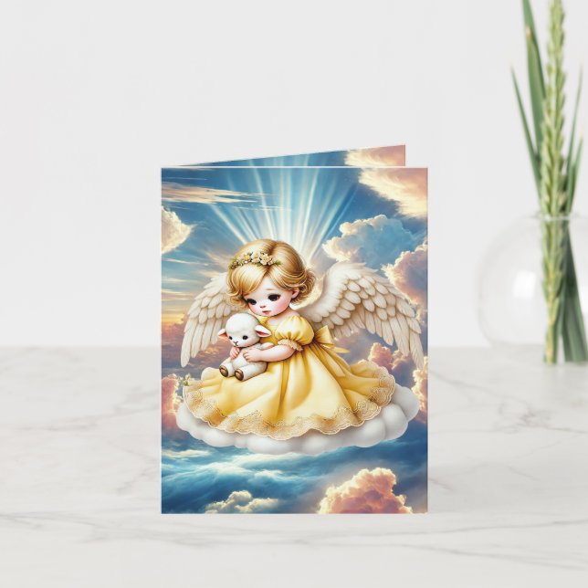 Cute sent from Heaven Angel add message  (Vorderseite)