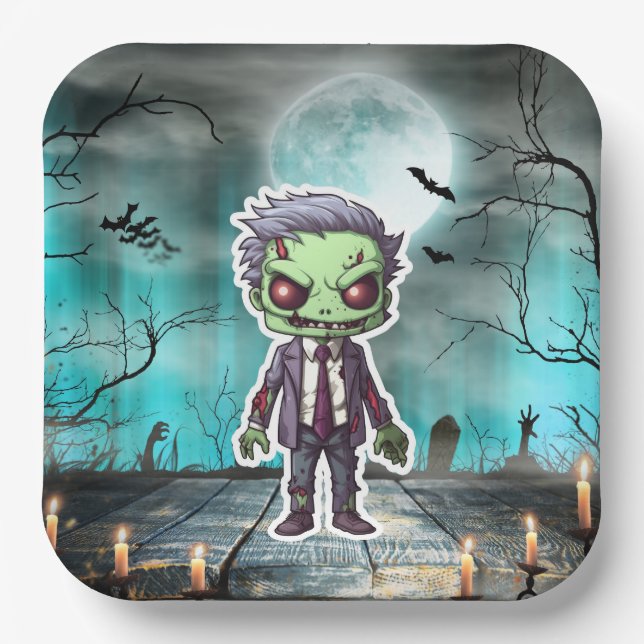 Cute-Serie 7-10 Pappteller (Vorderseite)