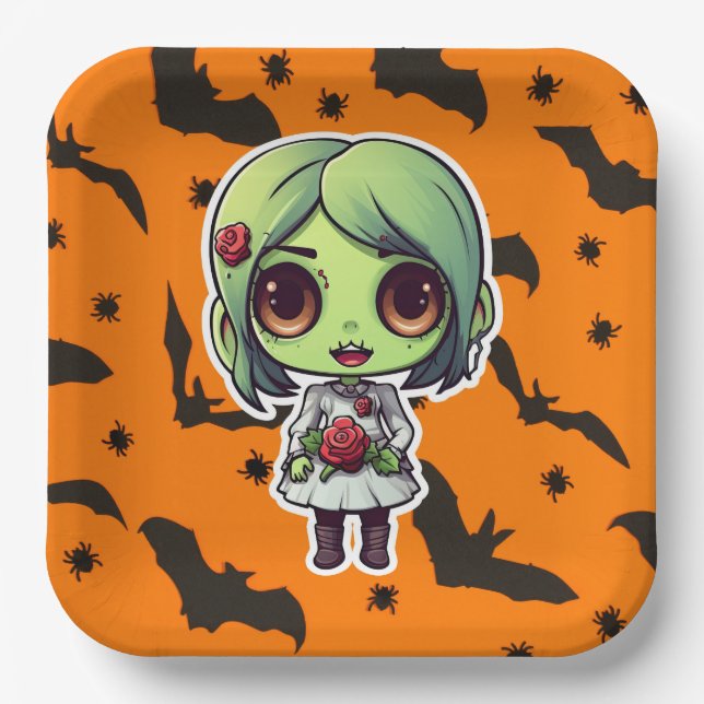 Cute-Serie 7-11 Pappteller (Vorderseite)
