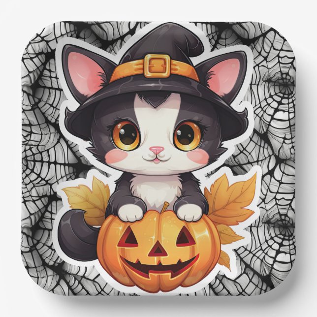 Cute-Serie 7-3 Pappteller (Vorderseite)