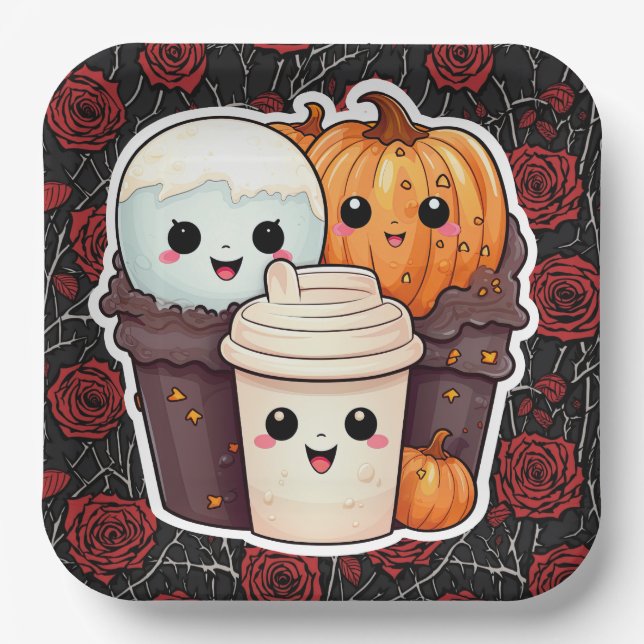 Cute-Serie 7-5 Pappteller (Vorderseite)