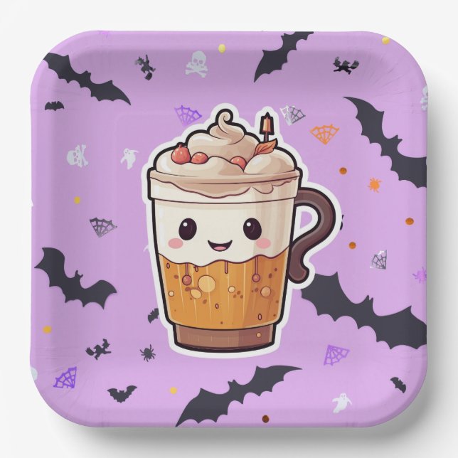 Cute-Serie 7-6 Pappteller (Vorderseite)