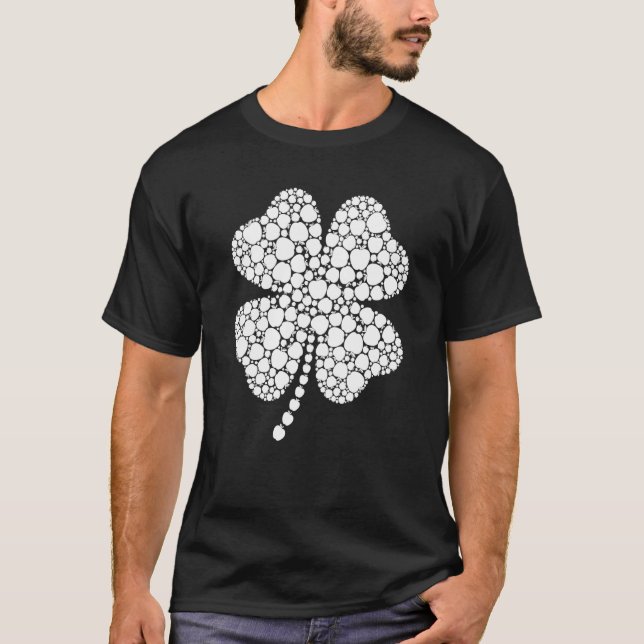 Cute Shamrock C Apple Teacher Student St Patrick's T-Shirt (Vorderseite)