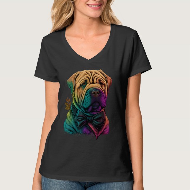 Cute Shar Pei Dog on Shar Pei  1 T-Shirt (Vorderseite)