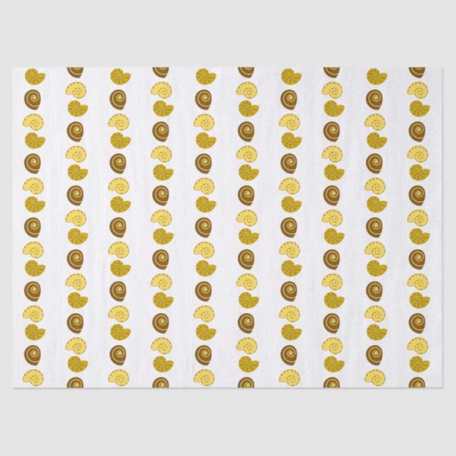 Cute shell arrangement on  seidenpapier (Vorderseite)