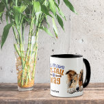 Cute Shetland Sheepdog You Make My Tail Wag Tasse<br><div class="desc">"You Make My Tail Wag" declares this cute mug. An adorable peeking Shetland Sheepdog is on each side. Cute for the Sheltie dog owner,  but appropriate for anyone you love on Valentine's Day,  too! You can add someone's name at the bottom middle,  or delete the text,  if you'd like.</div>