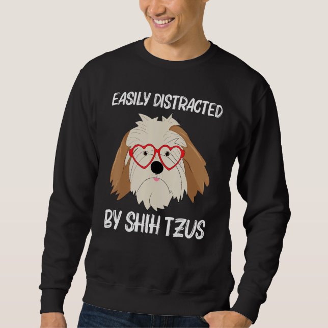 Cute Shih Tzu For Men Women Toy Doggie Breed Sweatshirt (Vorderseite)