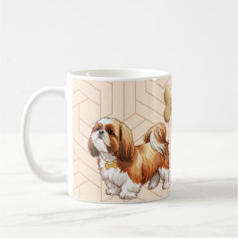 Cute Shih Tzu Pattern Mug for Dog Lovers Kaffeetasse