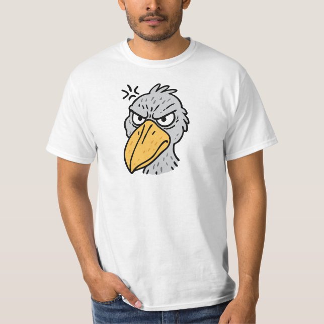 Cute Shoebill Stork Bird T-Shirt (Vorderseite)