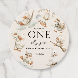 cute Silly Goose ,One Silly Goose 1st Party Geschenkanhänger