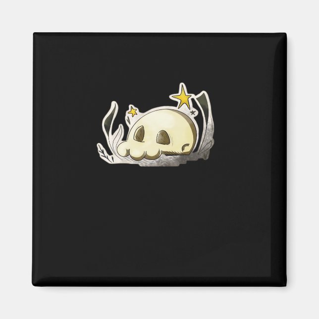 Cute Skull Oversized Magnet (Vorne)