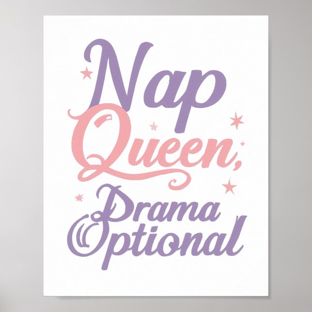 Cute Sleep Lover Anti-Drama Saying Poster (Vorne)