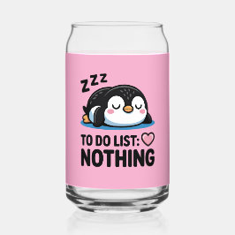 cute sleeping penguin, to do list nothing dosenglas