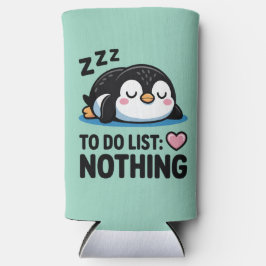 cute sleeping penguin, to do list nothing selters dosenkühler