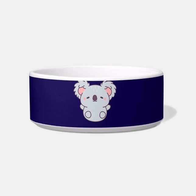 Cute Sleepy Kawaii Koala Bear Napf (Vorderseite)