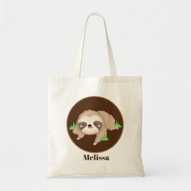 Cute sloth kids unisex tragetasche (Vorne)