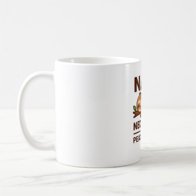 Cute Sloth Naps � Necessary Adult Peace Session Cl Kaffeetasse (Links)