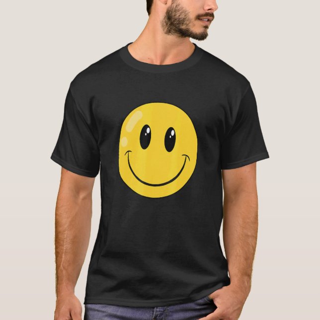 Cute Smile Face   Happy Face   For Women Men Kids T-Shirt (Vorderseite)