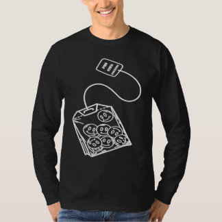 Cute Smile Gesicht Teebeutel Happy Gesicht Kusche T-Shirt