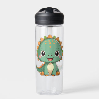 Cute Smiling Dinosaur Kids Water Bottle Trinkflasche