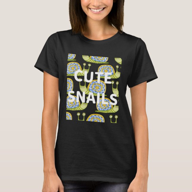 Cute snails Nr 1 T-Shirt (Vorderseite)