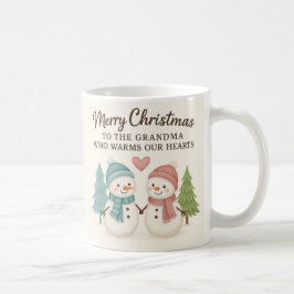 Cute Snowman Christmas Mug for Grandma - Gift Kaffeetasse