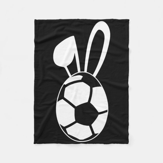 Cute Soccer Egg Shirt - Soccer Easter Egg Gift  Fleecedecke (Vorderseite)