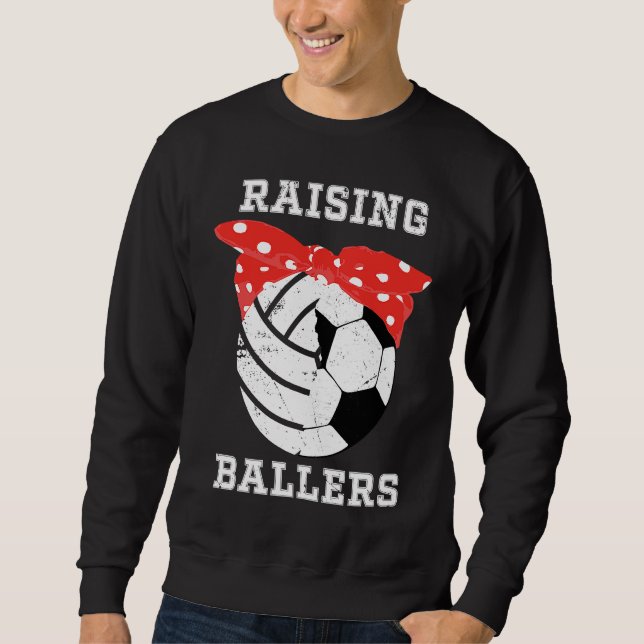 Cute Soccer Mom  Women   Wife Her Volleyball Sweatshirt (Vorderseite)