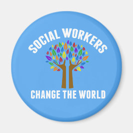 Cute Social Work Quote Magnet