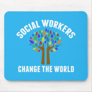 Cute Social Work Quote Mousepad