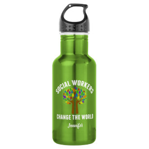Cute Social Work Quote Trinkflasche