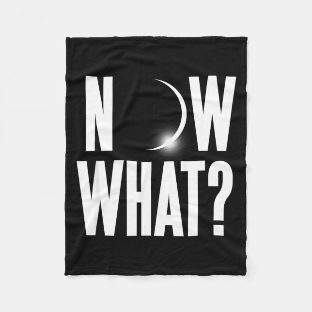 Cute Solar Eclipse August 2017 Fleecedecke (Vorderseite)