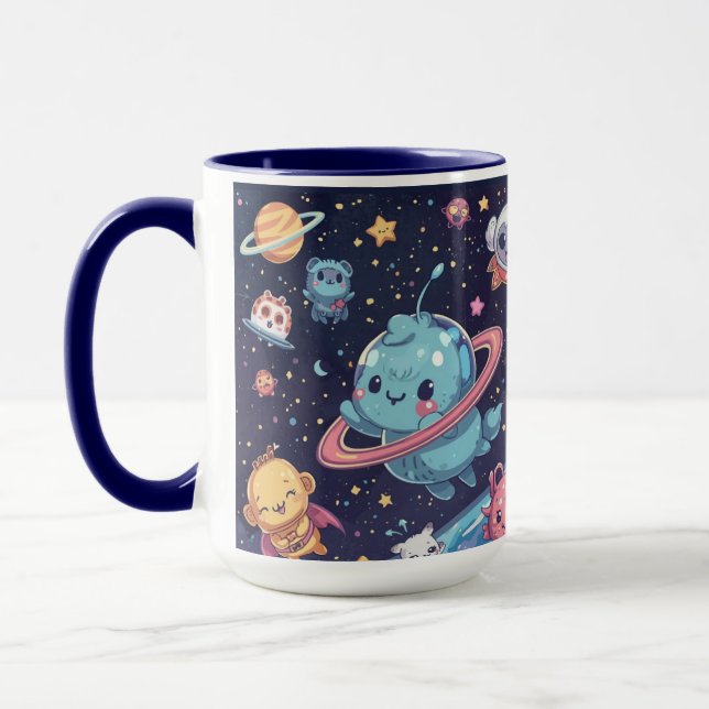 Cute Space Mug – Adorable Galaxy Design Tasse (Links)