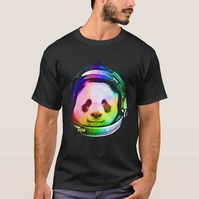 Cute space panda T-Shirt (Vorderseite)