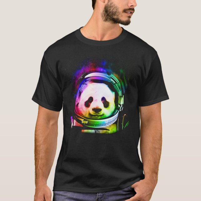 Cute space panda T-Shirt (Vorderseite)