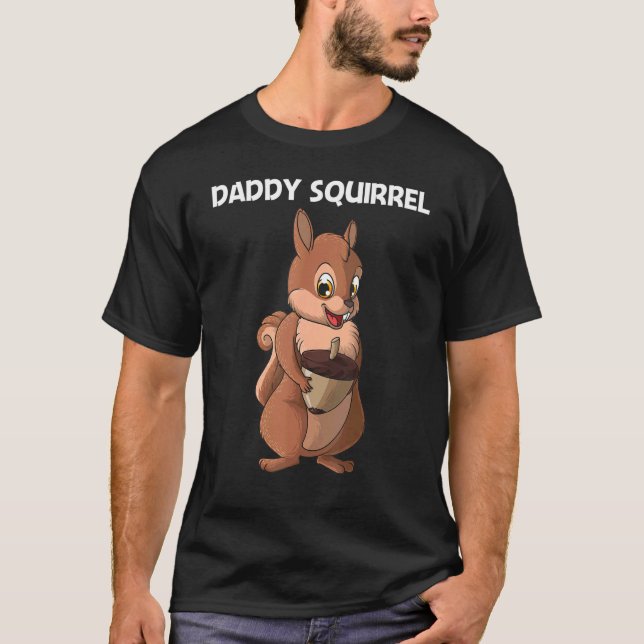 Cute Squirrel For Men Boys Squirrel   Forest Anima T-Shirt (Vorderseite)