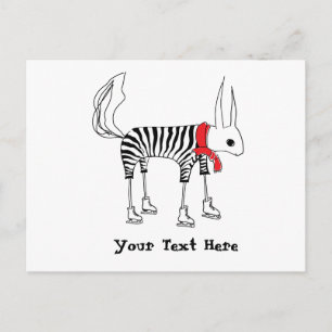 Cute Squirrel Greeting Card Postkarte