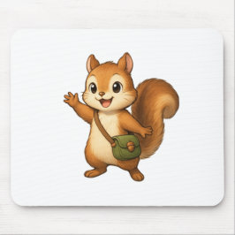 Cute Squirrel Mouse Pad – Okojo and Friends Mousepad
