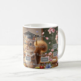 Cute Squirrel Teacher Appreciation Blossom Mug Kaffeetasse