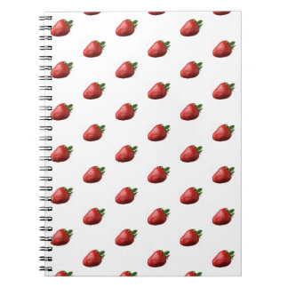 Cute Strawberry Fruit Spiral Notebook Notizblock
