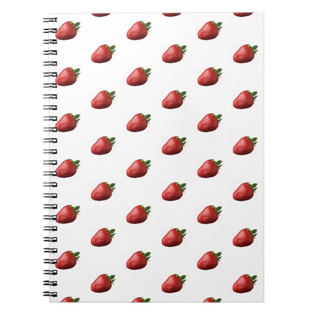 Cute Strawberry Fruit Spiral Notebook  Notizblock (Vorderseite)