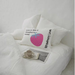Cute Strawberry Love – Valentine’s Day  Dekokissen
