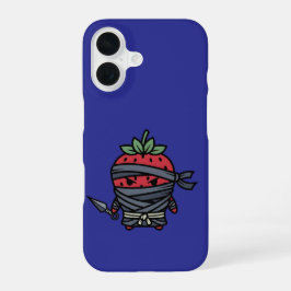 Cute Strawberry Ninja Assassin Japanese Pop Art iPhone 16 Hülle