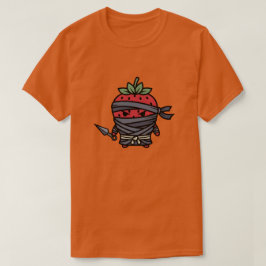 Cute Strawberry Ninja Assassin Japanese Pop Art T-Shirt