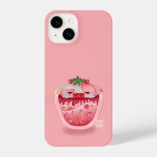 Cute Strawberry Phone Case – Pink Design iPhone 14 Hülle
