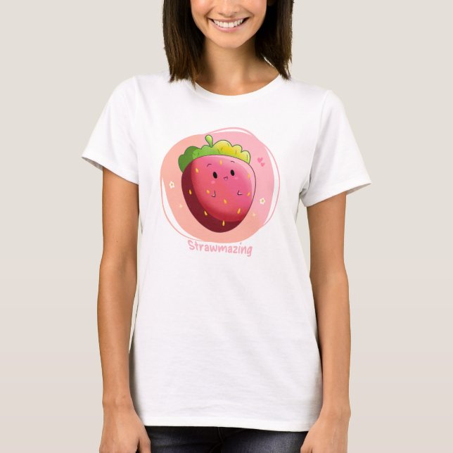 Cute Strawberry - Strawmazing T-Shirt (Vorderseite)